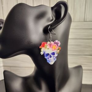 Spooky Skull Novelty Earrings